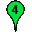 Green Four Marker