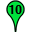 Green Ten Marker