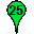 Green Twenty Five Marker