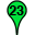 Green Twentythree Marker