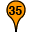 Ornage Thirtyfive Marker