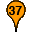 Orange Thirtyseven Marker