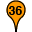 Orange Thirtysix Marker
