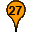 Orange Twentyseven Marker