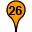 Orange Twentysix Marker