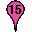 Pink Fifteen Marker