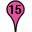 Pink Fifteen Marker