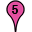 Pink Five Marker