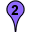Purple Two Marker