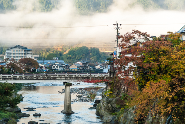 Yoshida River in autumn