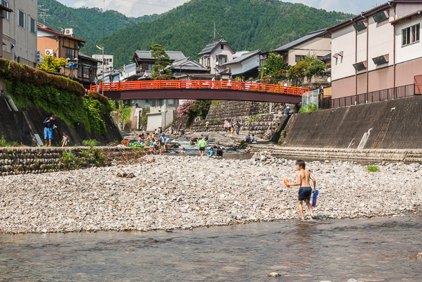 Yoshida river meets the Kodara River