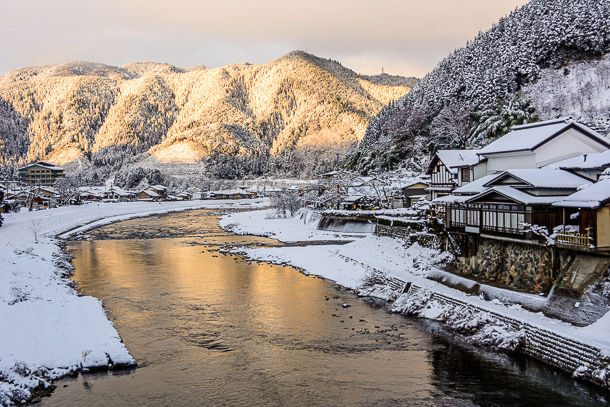 Yoshida River in winter