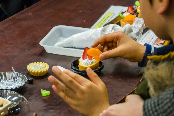 Food sample replica food workshop.