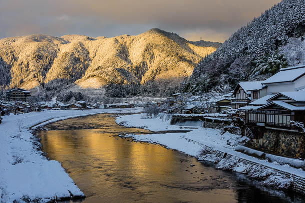 Yoshida River in Winter
